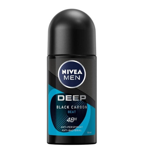 Nivea - Nivea Men Deep Beat Black Carbon Roll On 50 ml