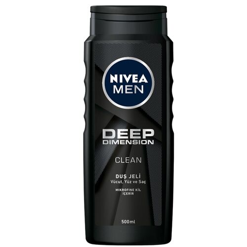 Nivea - Nivea MEN Deep Dimension Duş Jeli 500 ml