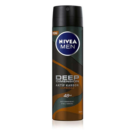 Nivea - Nivea Men Deep Dimension Espresso Deodorant 150 ml