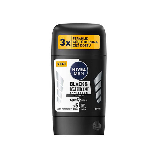 Nivea - Nivea Men Invisible Black- White Original Stick Deodorant 50 ml