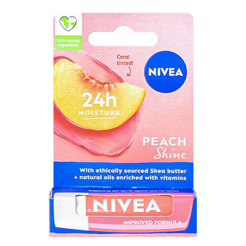 Nivea - Nivea Şeftali Aromalı Dudak Bakım Kremi 4.8 gr