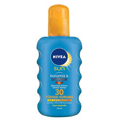 Nivea - Nivea Sun Koruma ve Bronzluk Arttırıcı Spf 30 Güneş Spreyi 200 ml