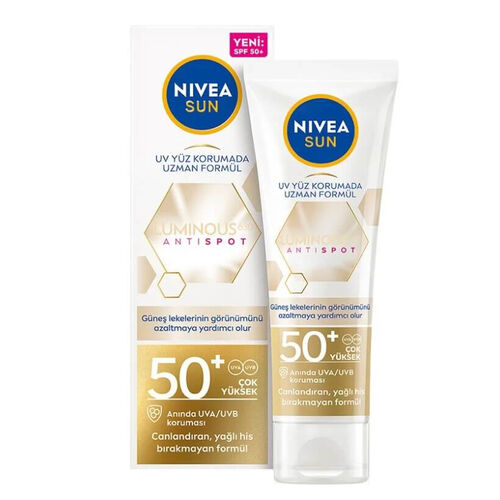 Nivea - Nivea Sun Luminous630 Anti Spot Leke Karşıtı Spf 50 Güneş Kremi 40 ml