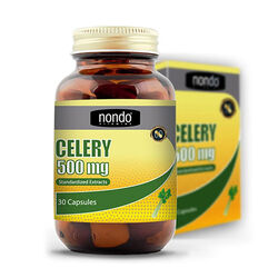 Nondo Vitamins - Nondo Vitamins Celery 500 mg Takviye Edici Gıda 30 Kapsül
