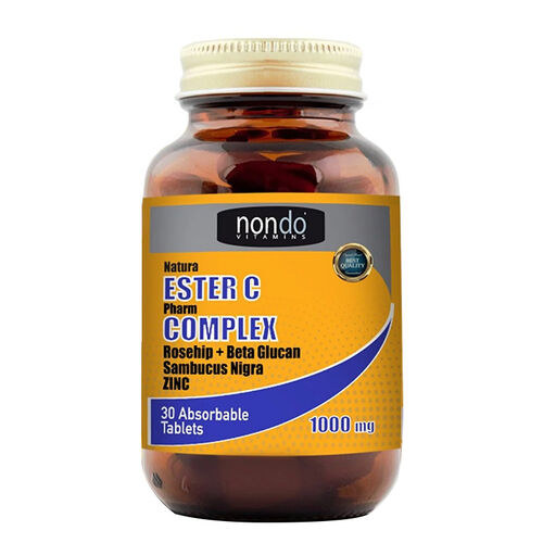 Nondo Vitamins - Nondo Vitamins Ester C Complex 1000 mg Takviye Edici Gıda 30 Tablet