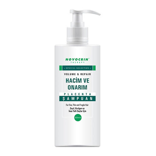 Novocrin - Novocrin Placenta Zayıf Kırılgan ve İnce Telli Saçlar Bakım Şampuanı 300 ml