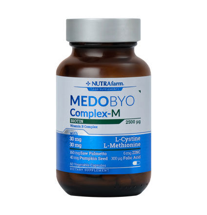 Dermoskin - NutraFarm Medobyocomplex-M Biotin 60 Kapsül