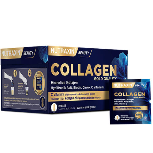 Nutraxin - Nutraxin Collagen Gold Quauty Takviye Edici Gıda 30 Saşe