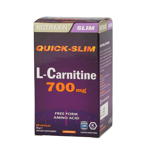 Nutraxin - Nutraxin L Carnitine 60 Kapsül