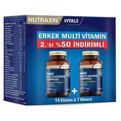 Nutraxin - Nutraxin Mens Multi Vitamin Complex Avantaj Paket - 2. % 50 İndirimli