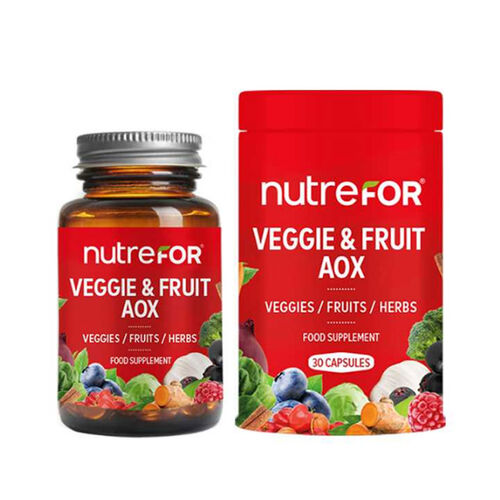 Nutrefor - Nutrefor Veggie - Fruit Aox Takviye Edici Gıda 30 Kapsül