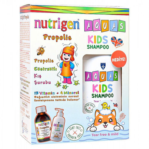 Nutrigen - Nutrigen Propolis Şurup 200 ml - Aquas Kids Şampuan Hediye