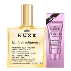 Nuxe - NUXE Huile Prodigieuse SET Hair Prodigieux High Shine Şampuan 30 ml HEDİYE