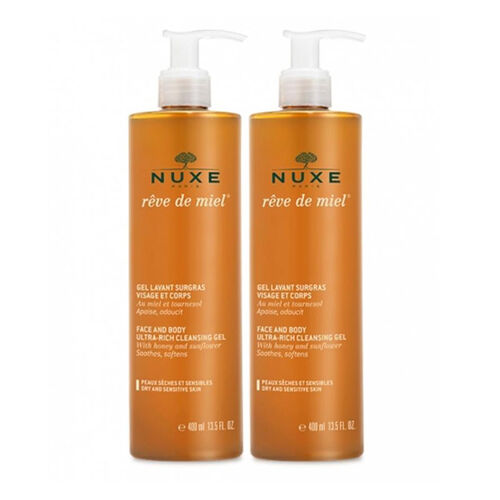 Nuxe - Nuxe Reve De Miel Yüz ve Vücut Yıkama Jeli 2 x 400 ml