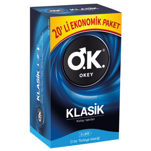 Okey - Okey Klasik Prezervatif 20li
