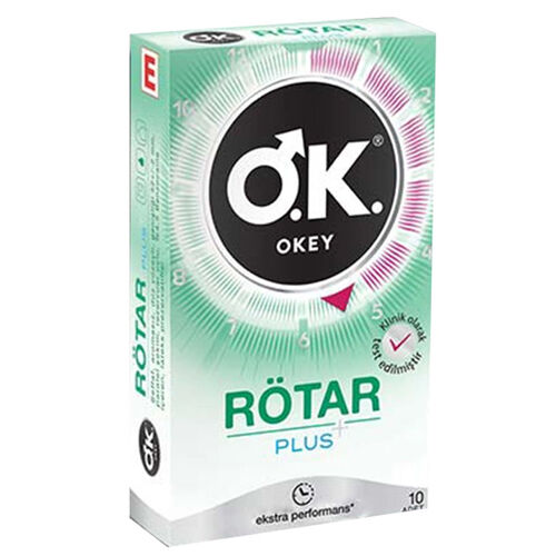 Okey - Okey Rötar Plus Prezervatif 10 Adet