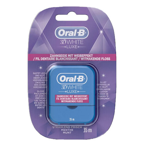 Oral-B 3D White Luxe Whitening Dental Floss 35m | Dermoeczanem.com