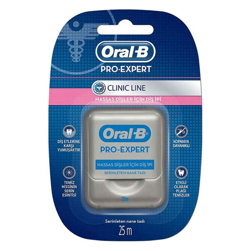 Oral-b - Oral-B Pro Expert Clinic Line Hassas Dişler için Diş İpi 25 Metre