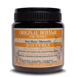 Original Botanic - Original Botanic 3in1 Curly Kıvırcık Saçlara Özel Vegan Maske Kadın 250 ml