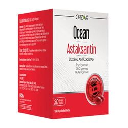 Orzax - Orzax Ocean Astaksantin 30 Kapsül