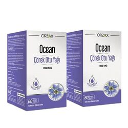 Orzax - Orzax Ocean Çörek Otu Yağı 1000 mg 60 Kapsül | İkincisi Hediye