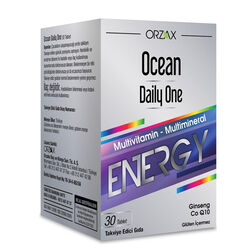 Orzax - Orzax Ocean Daily One Energy 30 Tablet - Takviye Edici Gıda