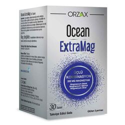 Orzax - Orzax Ocean ExtraMag Üçlü Kombinasyon 30 Tablet