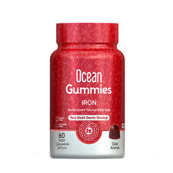 Orzax - Orzax Ocean Gummies Iron Demir İçeren Takviye Edici Gıda 60 Adet Çİğnenebilir Jel Form