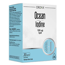 Orzax - Orzax Ocean Iodine 150 μg İyot Takviye Edici Gıda 30 ml