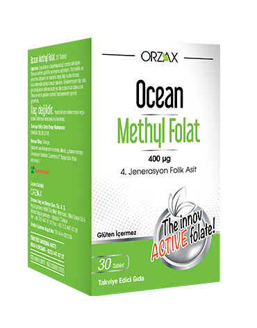 Orzax - Orzax Ocean Methyl Folat 30 Tablet