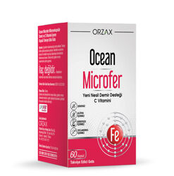 Orzax - Orzax Ocean Microfer Demir ve C Vitamini 60 Kapsül