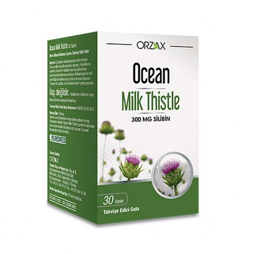 Orzax - Orzax Ocean Milk Thistle Takviye Edici Gıda 30 Tablet