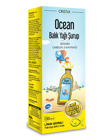 Orzax - Orzax Ocean Omega3 Şurup 150 ml - Limon