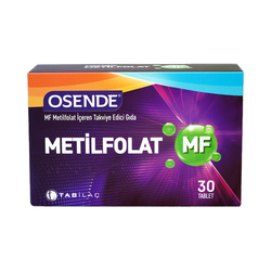 TAB İlaç Sanayi A.Ş - Osende MF Metilfolat 30 Tablet