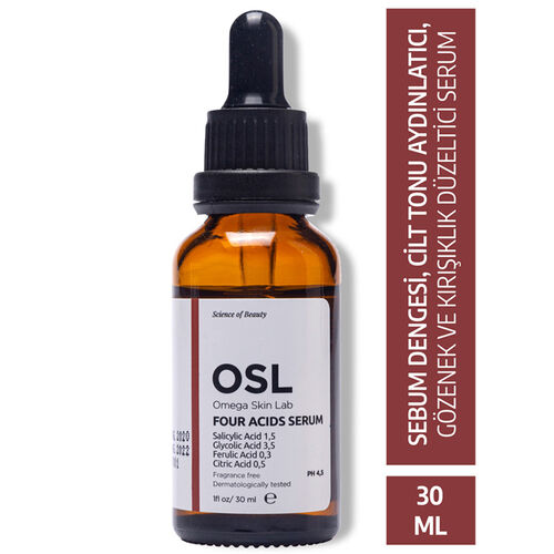 Osl - Omega Skin Lab - Osl Omega Skin Lab Four Acids Serum 30 ml
