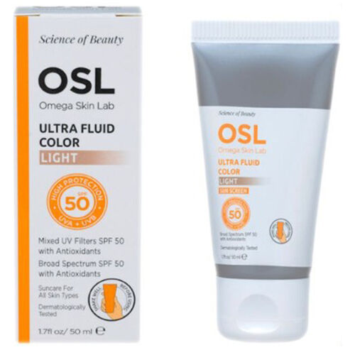 Osl - Omega Skin Lab - Osl - Omega Skin Lab Ultra Fluide Color Spf50+ Güneş Koruyucu Krem 50 ml - Light