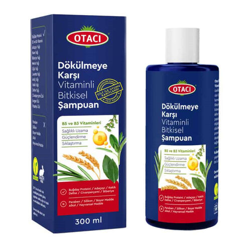 Otacı - Otacı Dökülmeye Karşı Vitaminli Bitkisel Şampuan 300 ml