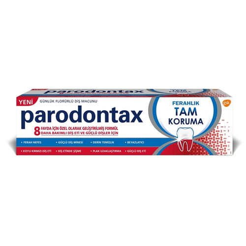 Parodontax - Parodontax Florürlü Diş Macunu Ferahlık Tam Koruma 50 ml