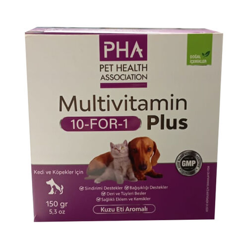 PHA-Pet Health Association - PHA - Pet Health Association Multivitamin 10-FOR-1 Plus 150 gr.