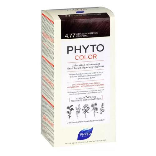 Phyto - Phyto Phytocolor Bitkisel Saç Boyası - 4.77 Yoğun Kestane Bakır