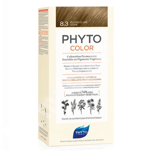 Phyto - Phyto Phytocolor Bitkisel Saç Boyası 8.3 Sarı Dore Yeni Formül