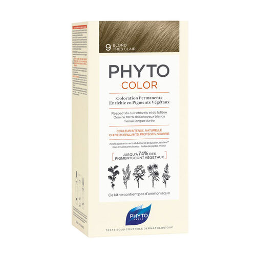 Phyto - Phyto Phytocolor Bitkisel Saç Boyası - 9 - Açık Sarı