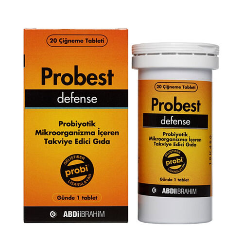 Abdi İbrahim - Probest Defense Probiyotik Takviye Edici Gıda 20 Tablet