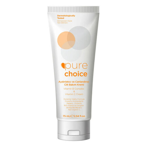 Pure Choice - Pure Choice Vitamin C ve Vitamin B Complex Cilt Bakım Kremi 75 ml