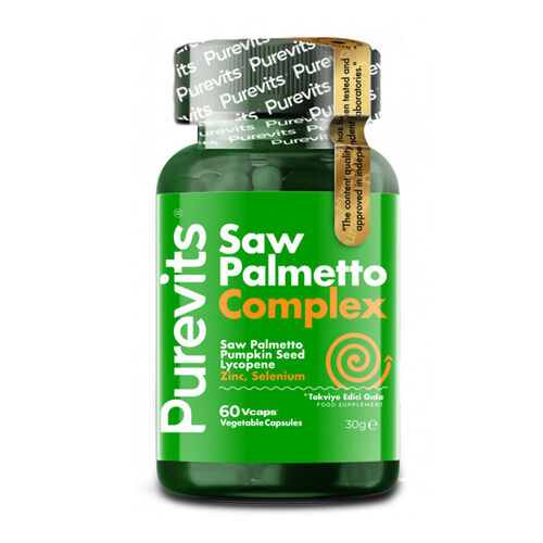 Purevits - Purevits Saw Palmetto Complex 60 Vegan Kapsül