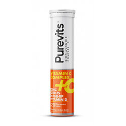 Purevits - Purevits Vitamin C 1000 mg Complex 20 Efervesan Tablet