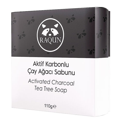 Raqun - Raqun Aktif Karbonlu Çay Ağacı Sabunu 110 gr