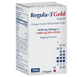 Assos İlaç - Regula-3 Omega-3 Gold 30 Kapsül