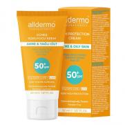 Alldermo - Alldermo Yağlı ve Düzensiz Cilt Tipleri için Güneş Kremi Spf50+ 50 ml