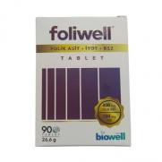 Biowell - Biowell Foliwell 90 Tablet